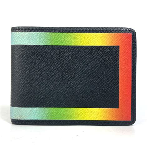 Louis Vuitton Taiga Rainbow Portefeuille Slender M30346 A